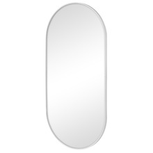 120cm Nova Oval Aluminium Wall Mirror